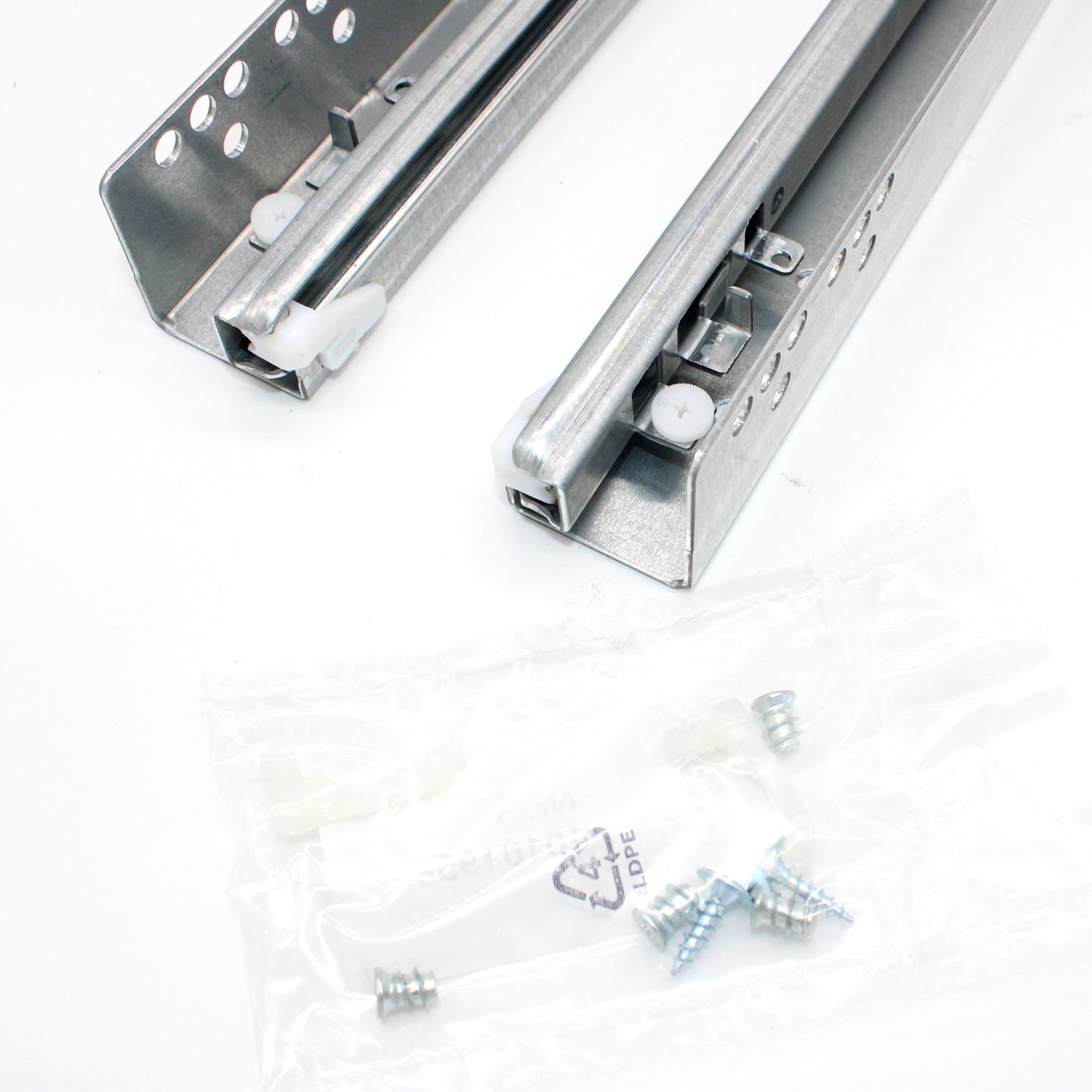 Fortuna Teilauszug 400mm mit Bremse & Schraubenbeutel - Set
