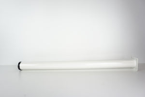 Tischrohr 84 cm in Schwarz, Weiß & Silber
