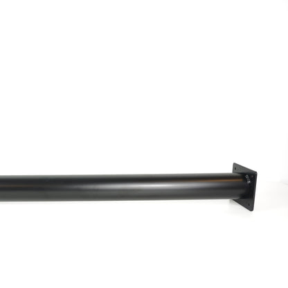 Tischrohr 84 cm in Schwarz, Weiß & Silber