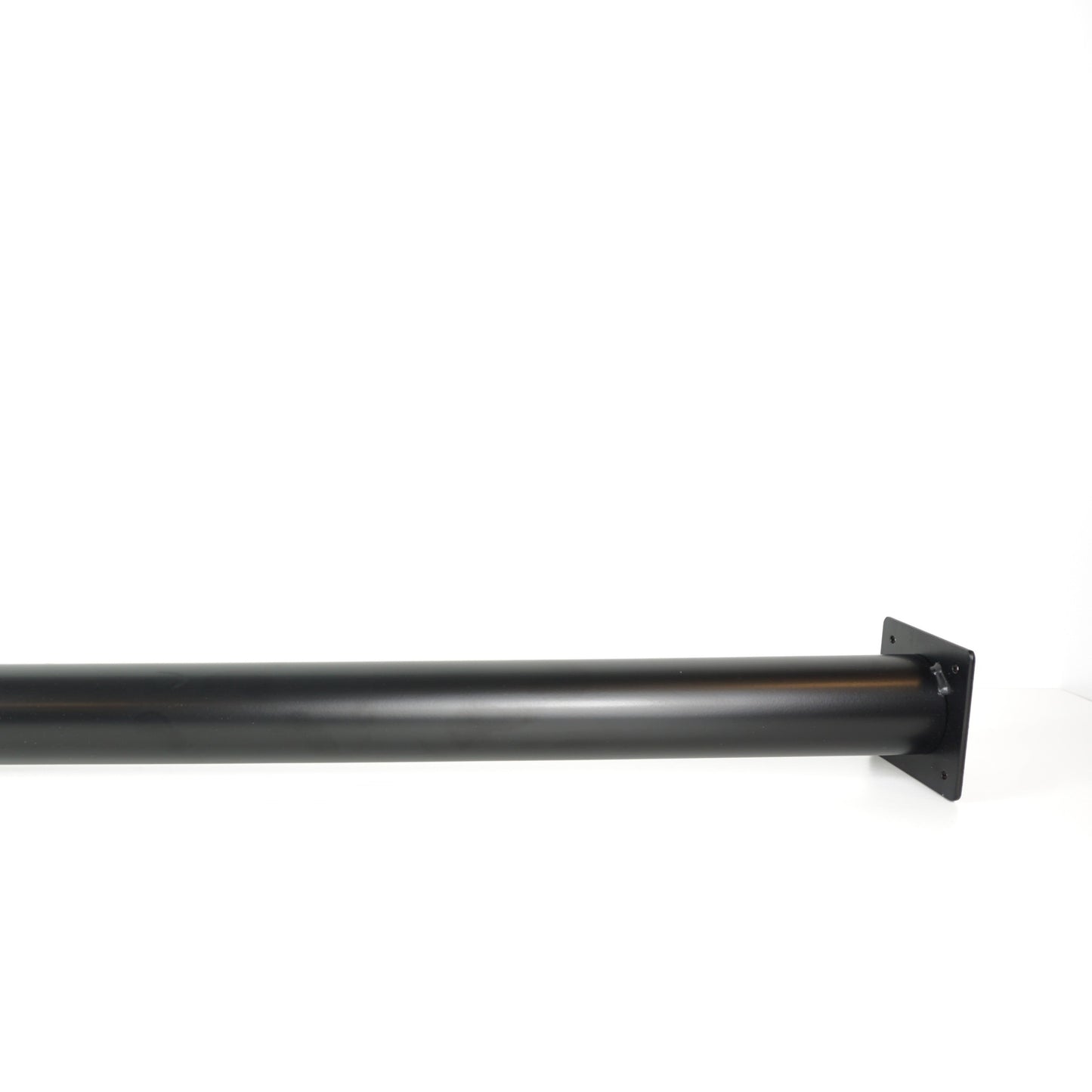 Tischrohr 70 cm in Schwarz, Weiß & Silber