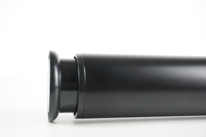 Tischrohr 84 cm in Schwarz, Weiß & Silber